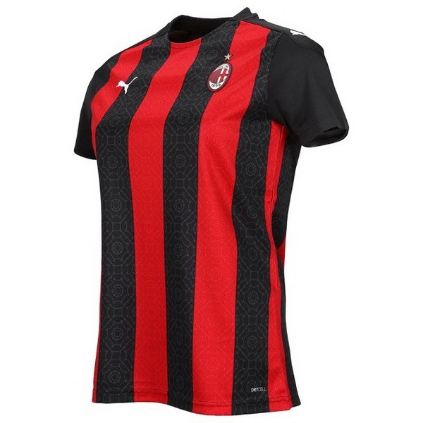Maillot Football AC Milan Domicile Femme 2020-21 Rouge Noir